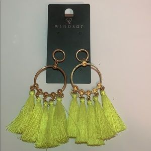 BRAND NEW Windsor neon dangle earrings